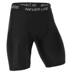 Never Lose Men's Nylon Sports Half Compression Pant